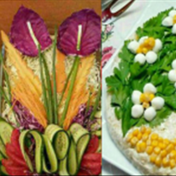 تهیه انواع سالاد