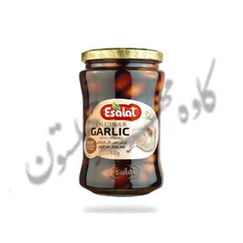 ترشی سیر گل کاراملی 680 گرمی اصالت